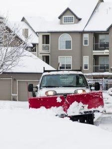 boone nc snow plow service in action